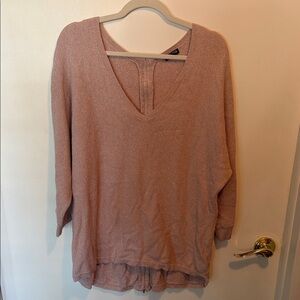 Express Blush Knit Sweater Top